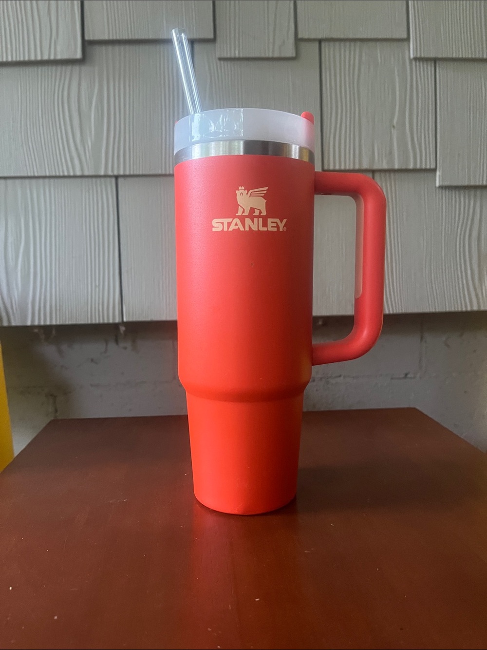 Stanley Orange Insulated Mug with Handle